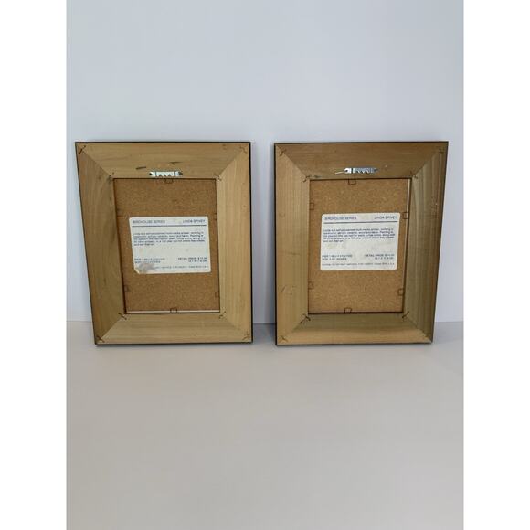 Linda Spivey Birdhouse Series Framed Prints Set of 2 Rustic Country Wall Decor - Picture 2 of 11
